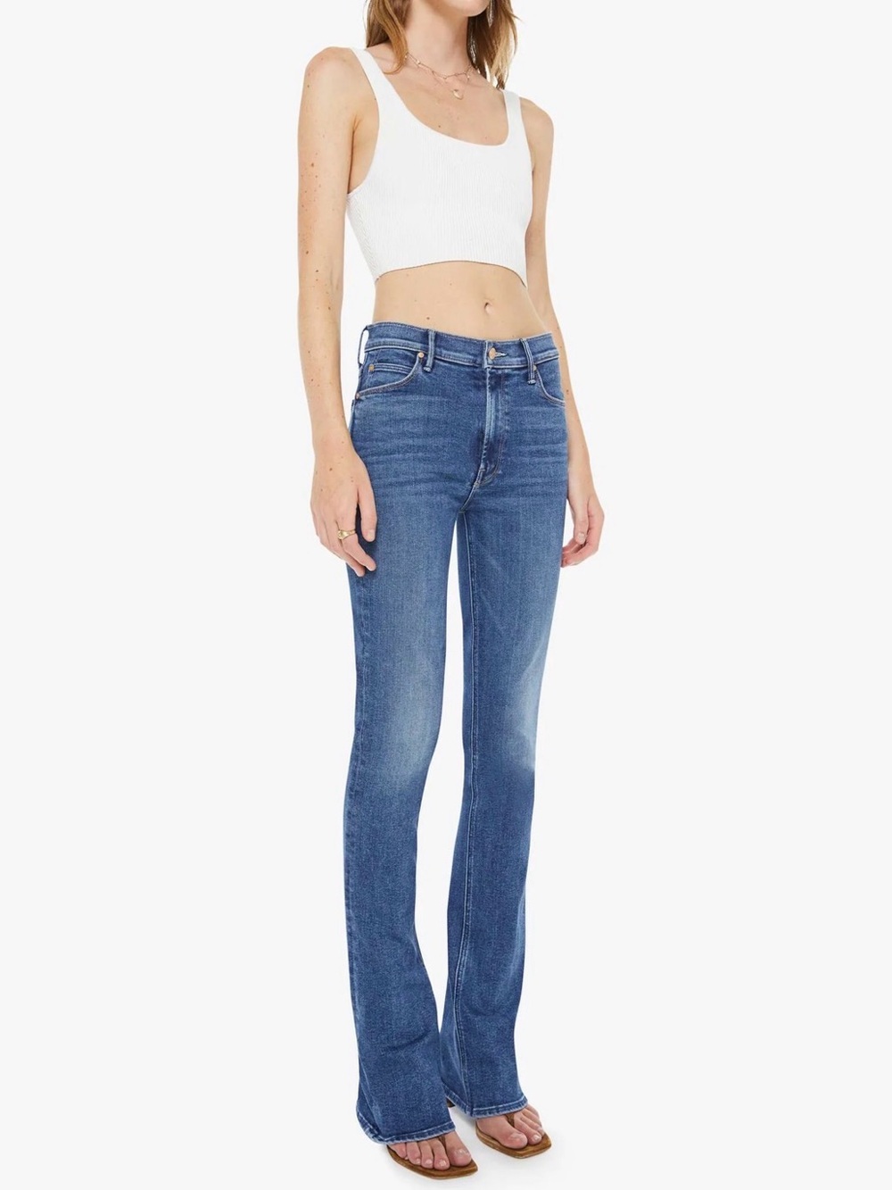 Mother Denim The Runaway in Prized Possession Flare Blue Jean 29 Classic 34’’